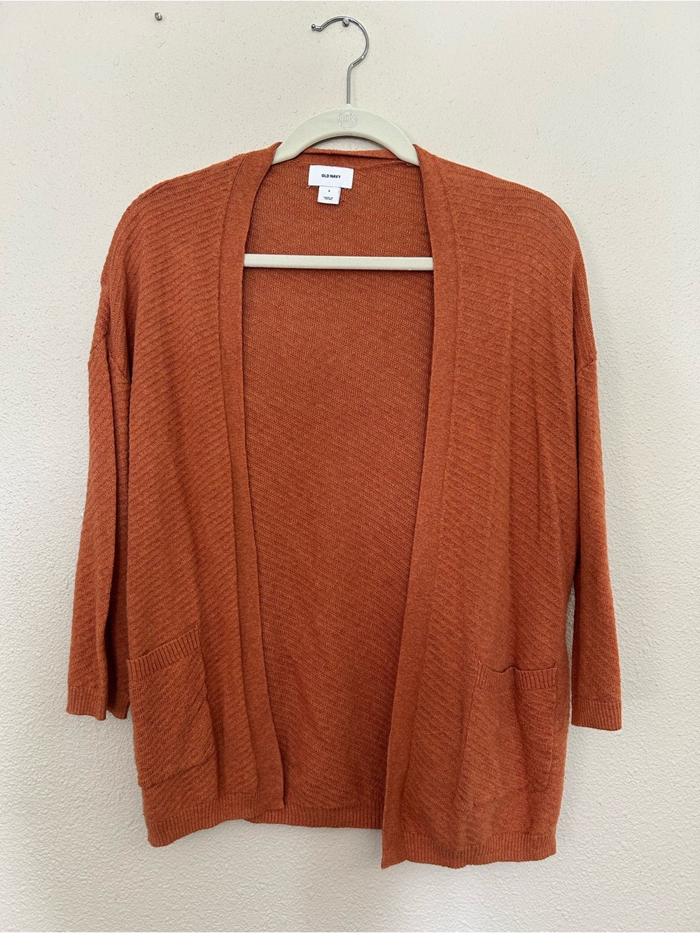 Old Navy | Women's Open-Front Burnt Orange Cardigan